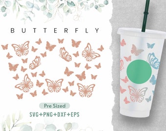 Butterflies Starbucks Cold Cup Valentine's Gift Bundle – Texas