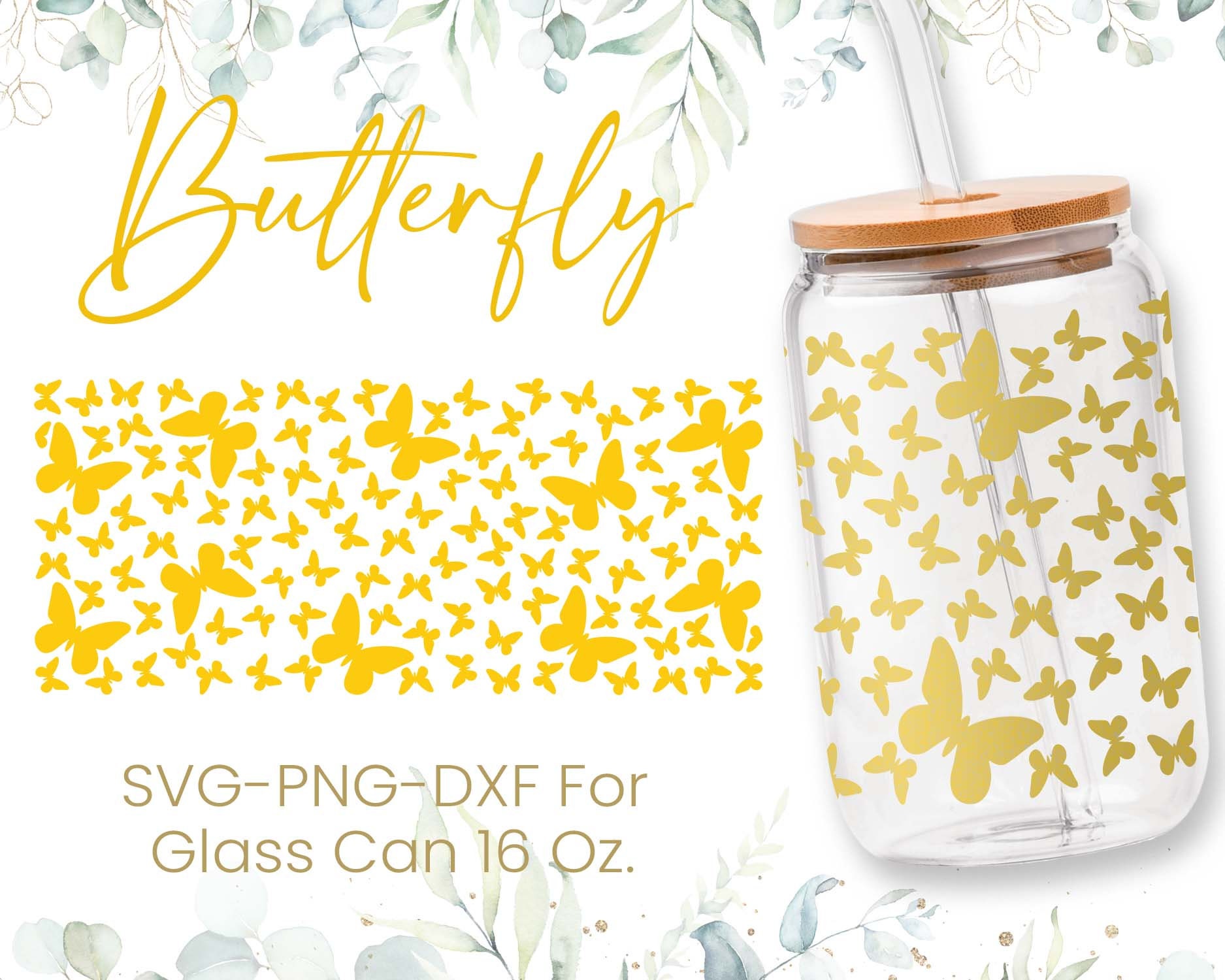 16oz Libbey Glass Can Svg Bundle Glass Can Wrap Svg - Etsy Canada