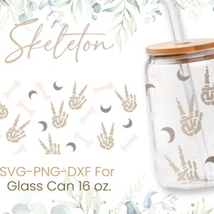 16oz esqueleto mão libbey vidro pode svg, vidro fantasma pode embrulhar svg, abóbora queda svg,copo de café pode svg, cutfile, arquivo png,download digital