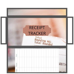 Printable, Digital Receipt Tracker Envelope - Etsy