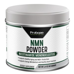 Probase Nutrition Longevity Pure NMN Powder 40 Grams - Ultra-Pure, Fully Stabilized, Pharmaceutical Grade NMN to Boost NAD+