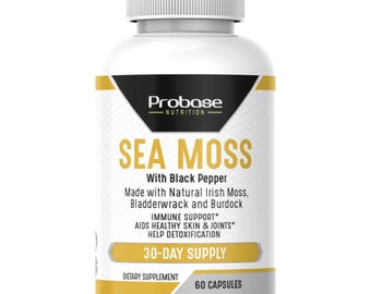 Probase Nutrition Sea Moss 60 Capsules 30-Day Supply
