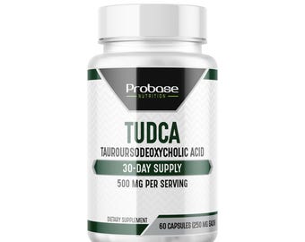 TUDCA Liver Support Supplement – 500mg Vegan Capsules