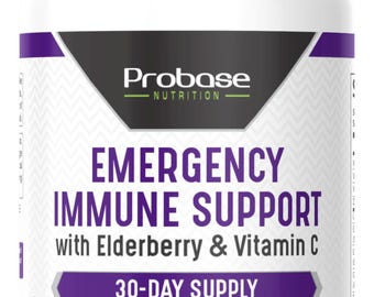 Probase Nutrition Emergency Immune Support 60 Capsules 30-Day Supply