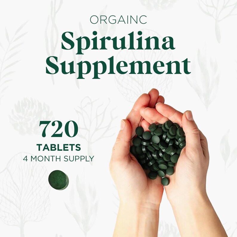 Organic Spirulina Tablets, Probase Nutrition image 2