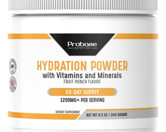 Probase Nutrition Hydration Powder - Fruit Punch Flavor 240 Grams