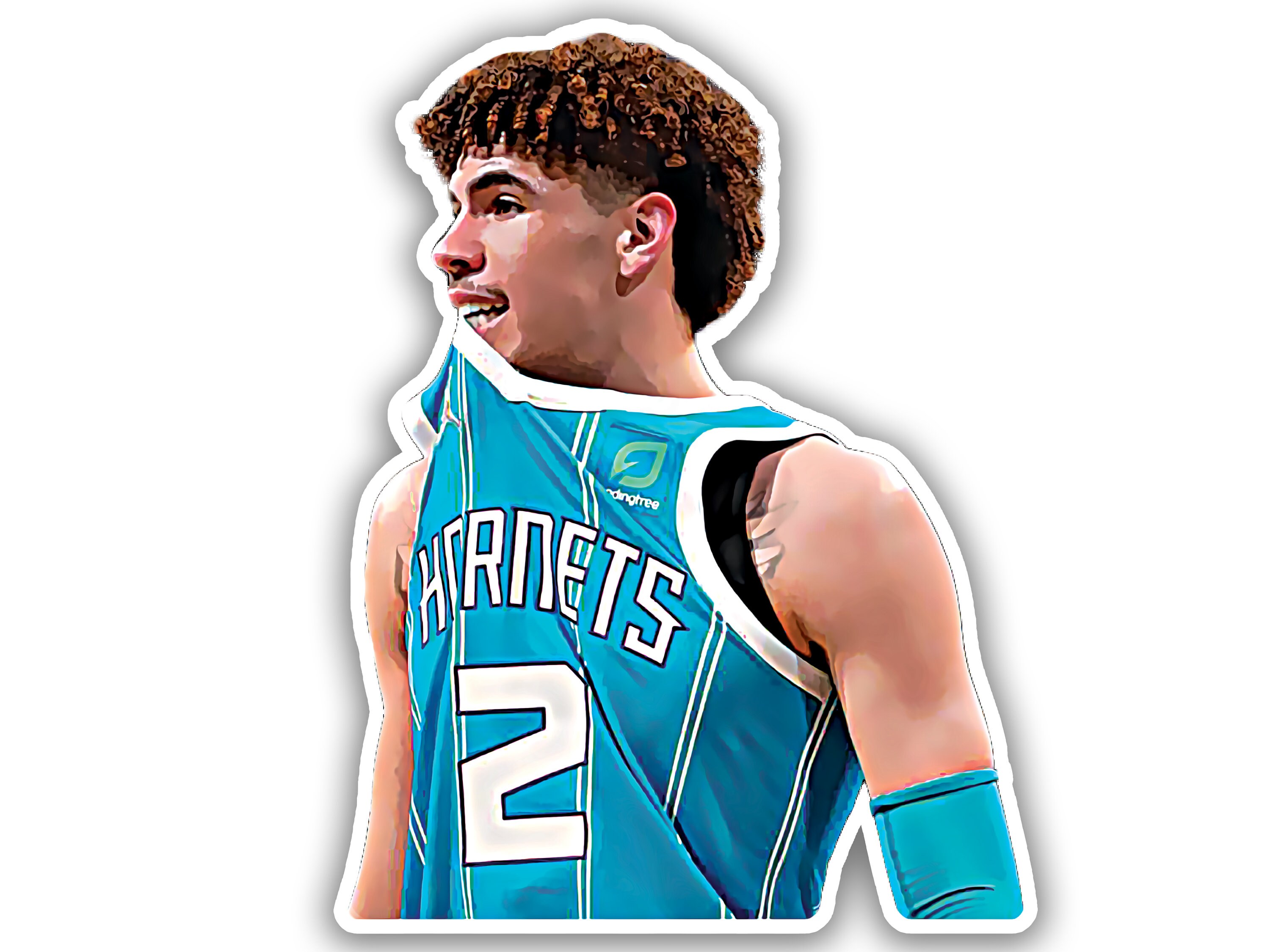 NEW ALLSTAR 03 RED LAMELO BALL JERSEY 2022 FREE CUSTOMIZE NAME AND