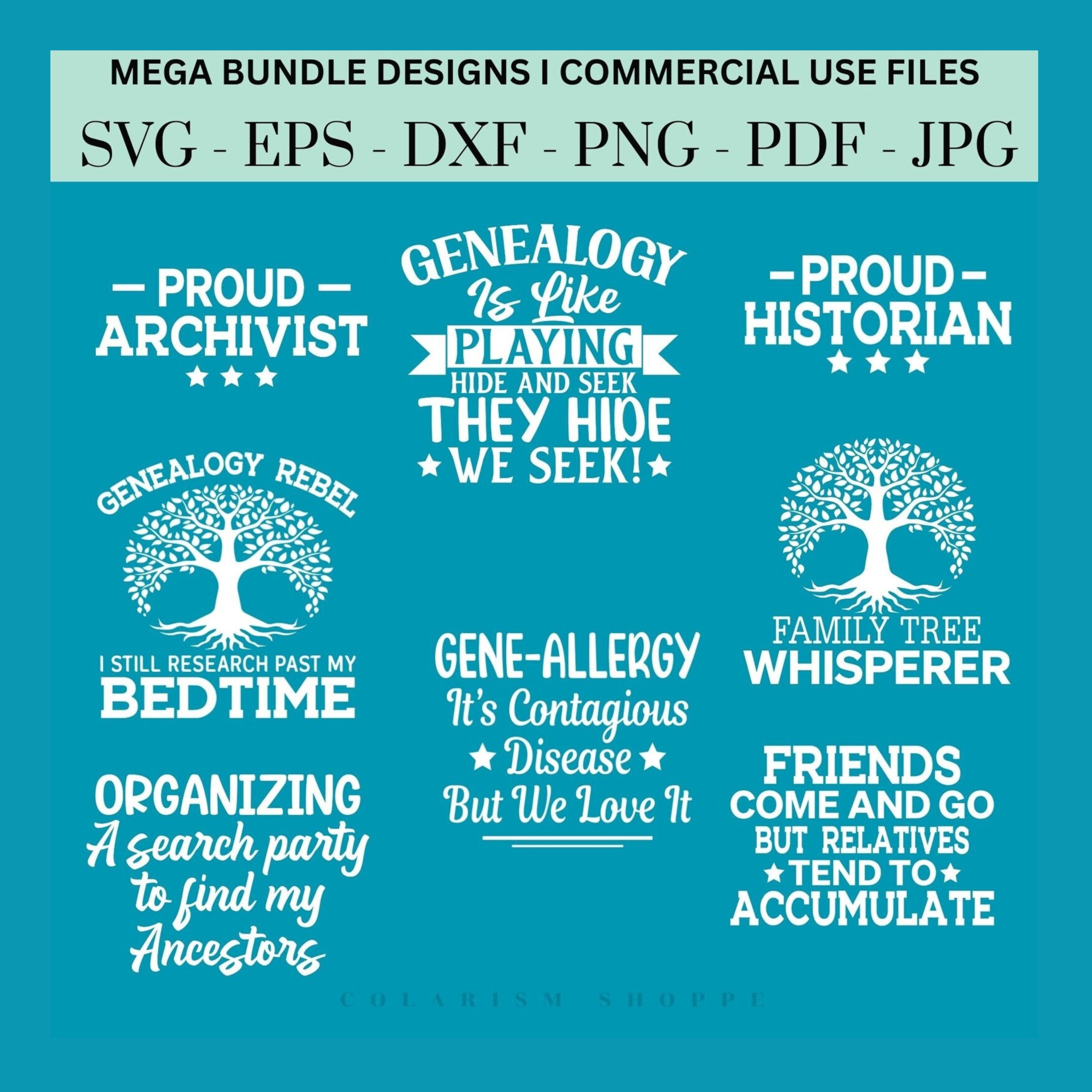 Genealogy SVG Quotes Genealogy Template Genealogy Clipart Genealogy