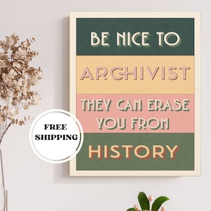 Ancestry Gift Genealogy Quote Genealogy Enthusiasts Wallart Archivist Art Ancestry Reasearcher Wallart Decor Archives Wallart Office Decor