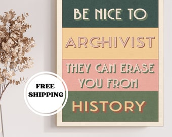 Ancestry Gift Genealogy Quote Genealogy Enthusiasts Wallart Archivist Art Ancestry Reasearcher Wallart Decor Archives Wallart Office Decor