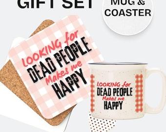 Family History Researcher Gift Genealogy Keepsake GIft Set Ancestor Remembrance Mug Archivist Custom Genealogy Gift for Historian Birthday