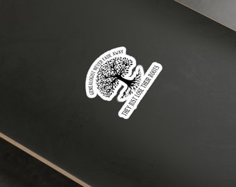 Car Bumper Sticker Genealogist Gift Funny Genealogy Vinyl Stickers Funny Genealogy Sticker Saying Genealogy Enthusiasts Wall Quote Display