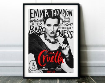 Disney Cruella Póster De Pared Laugh Con Chinchetas Disney Cruella Póster De Pared Laugh Con Chinchetas