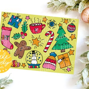 Christmas Card Printable - Festive Design