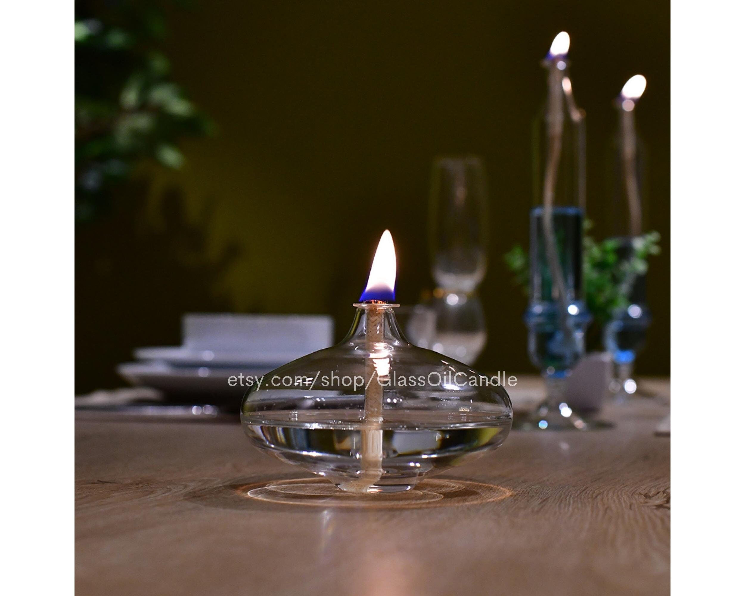 Handmade Decorative Glass Oil Lamps Home Decoration Ideas Etsy