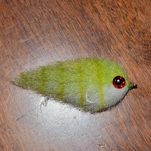 Flyo Loco Chartreuse Pinfish Fly Size 1/0