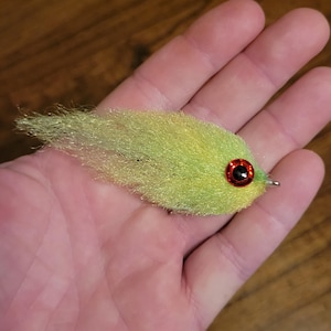 Flyo Loco Mottled Chartreuse Streamer Size 1/0