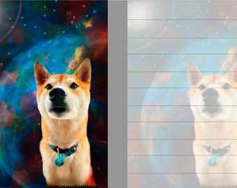 Digital notebook, Shiba Inu Notebook, Red Shiba Inu Doggy Notebooks, Gift for Dog Lover, Cute Notepads, Digital Notepads, Printable Note
