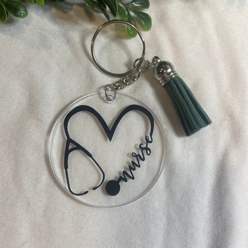 Nurse Keychains Nurse Appreciation Keychains Key Etsy
