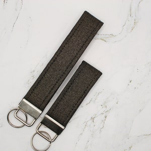 Gold Metallic Fabric Key Fob Wristlet| Keychain| Accessory| Lanyard|