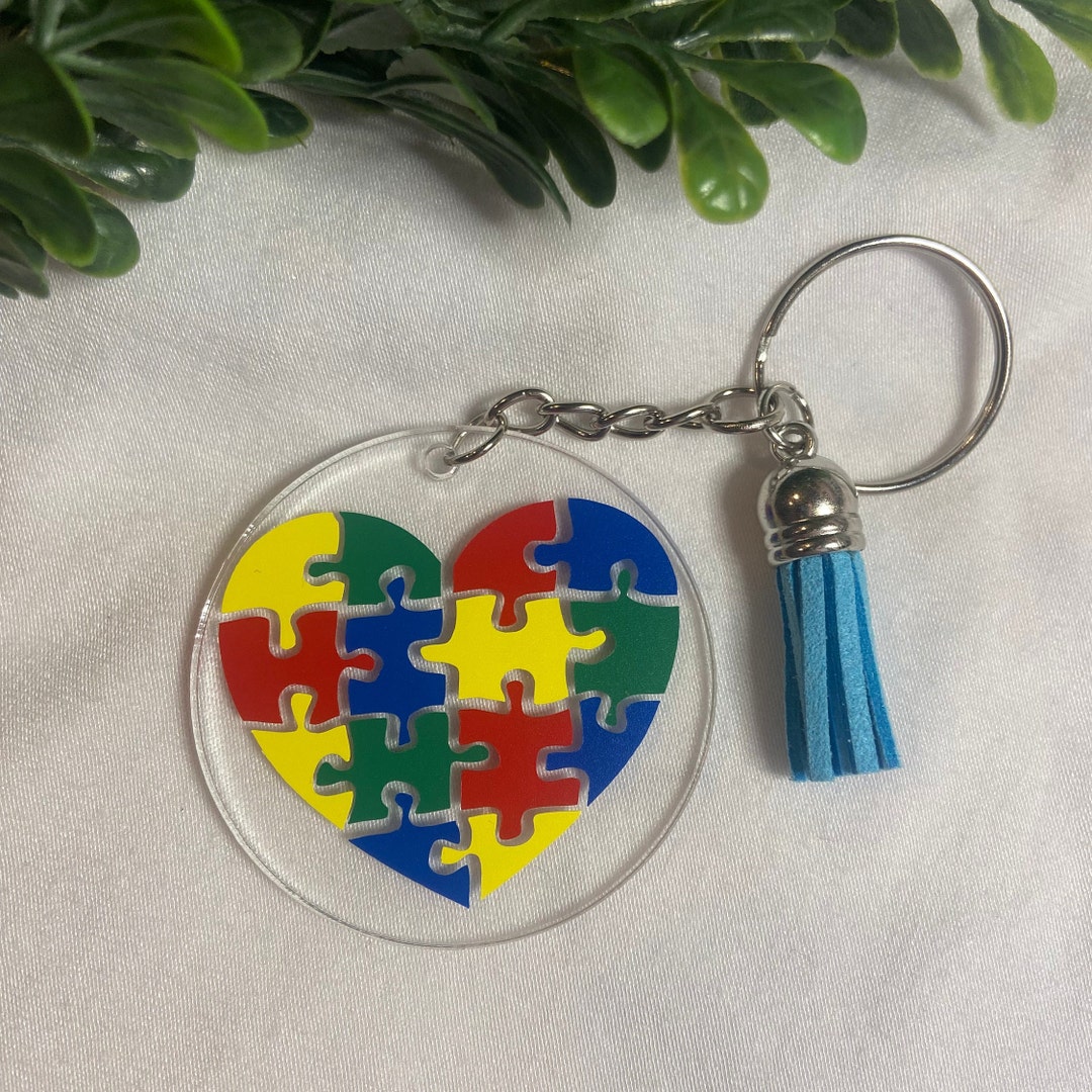 Ferreve 100 Pcs Autism Awareness Silicone Bracelet Inspirational Bracelet Colorful