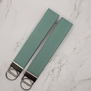Sage Fabric Key Fob Wristlet| Keychain| Lanyard| Accessory