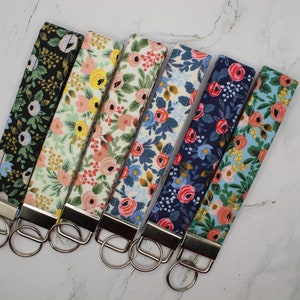 Rifle Paper Co. Fabric Key Fob| Wristlet| Accessories| Keychains|