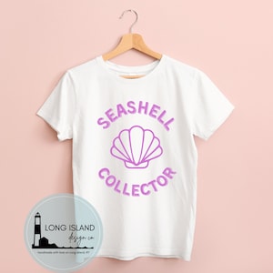 Seashell Collector youth kids t shirt