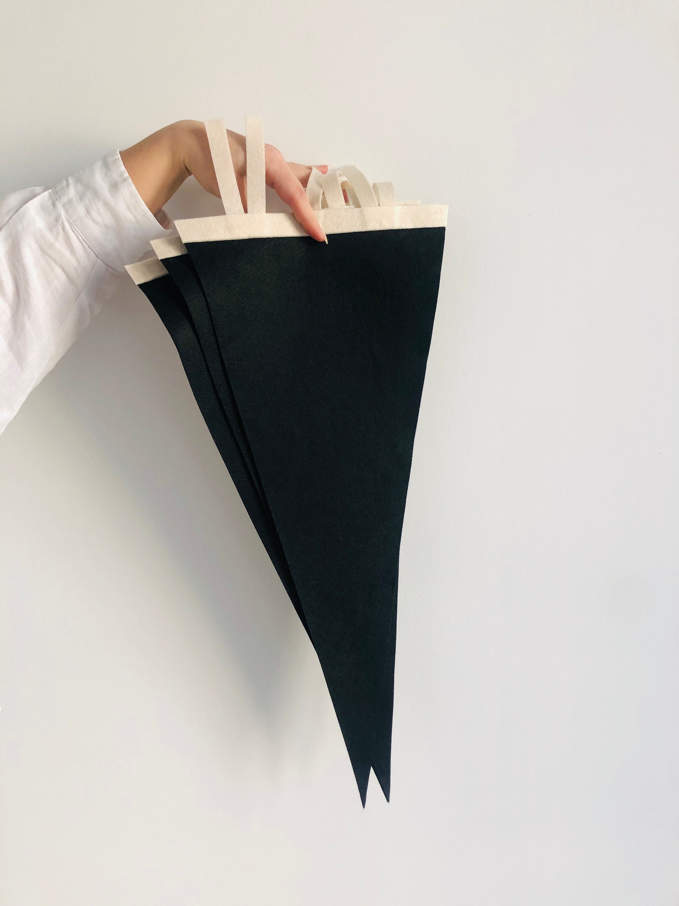 BLANK PENNANT, Blank Template, 10x25 Inch Blank Felt Pennant for ...