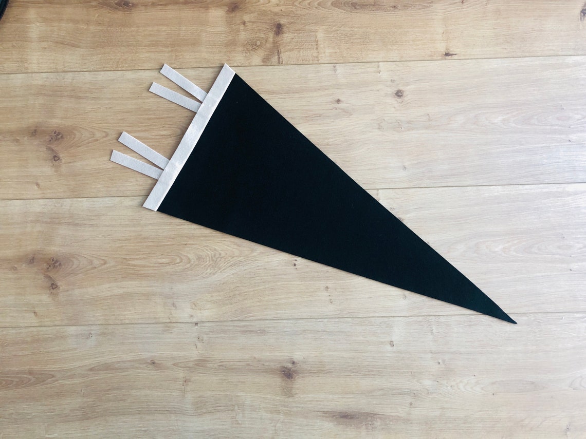 BLANK PENNANT, Blank Template, 10x25 Inch Blank Felt Pennant for ...