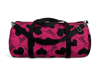 Pink Love Duffel Bag