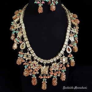 Kundan Necklace /Long Kundan Necklace/ Indian jewelry / Kundan layered necklace / Kundan rani haar / Statement necklace / Sabyasachi jewelry