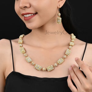 Long Victorian Necklace || Antique Fashion Jewelry || Pakistani Jewelry || Indian Mala Necklace || Long Beaded Necklace || Indian Jewelry