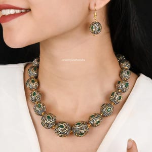 Lange viktorianische Perlenhalskette / indischer Schmuck / indische lange Halskette / indische neueste Trendkollektion / Sabyasachi inspirierter Schmuck
