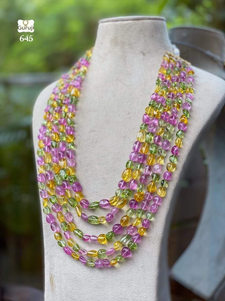 Multi Bead Necklace main image 1