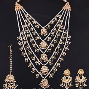 Kundan Jewelry Set , bridal Kundan jewellery , Indian jewelry