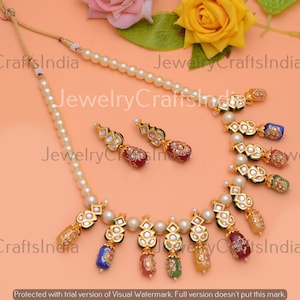 Kundan Choker Set, Kundan Necklace , Kundan Jewelry, Indian Choker , Indian Jewelry Set , Kundan Choker , Sabyasachi Jewelry , Bridal set