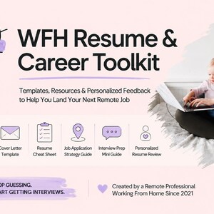 Karriärverktyg för hemarbete | ATS CV | CV-granskning PERSONLIGT DIGITALT NEDLADDNINGSBARA