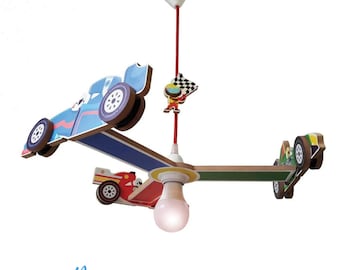 A Great Gift For Kids Who Love Formula Cars | Wooden Formula Car Lighting For Children&#39;s Room | Wooden Formula Car Kids lighting, Kid&#39;s Gift