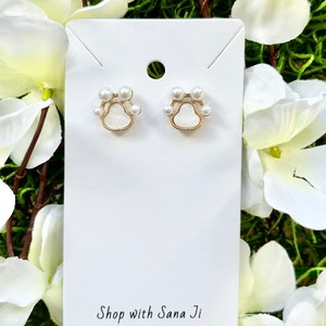 Boucles d'oreilles pattes • Boucles d'oreilles parfaites pour les amoureux des animaux • Adorables et fantaisistes