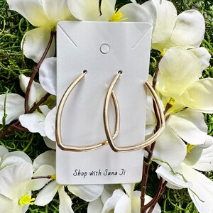Minimalist Hoop Earrings • Silver or Gold • Sleek and Minimalist Design