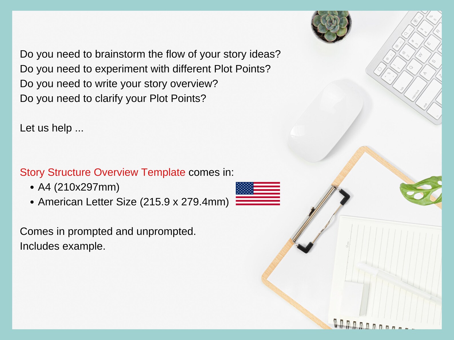 Story Structure Template.pdf Story Structure Overview Template | Printable Planner | Writing Novel ...