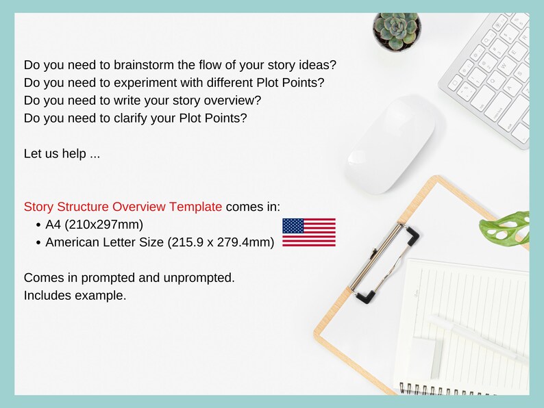 Story Structure Overview Template Printable Planner - Etsy Australia