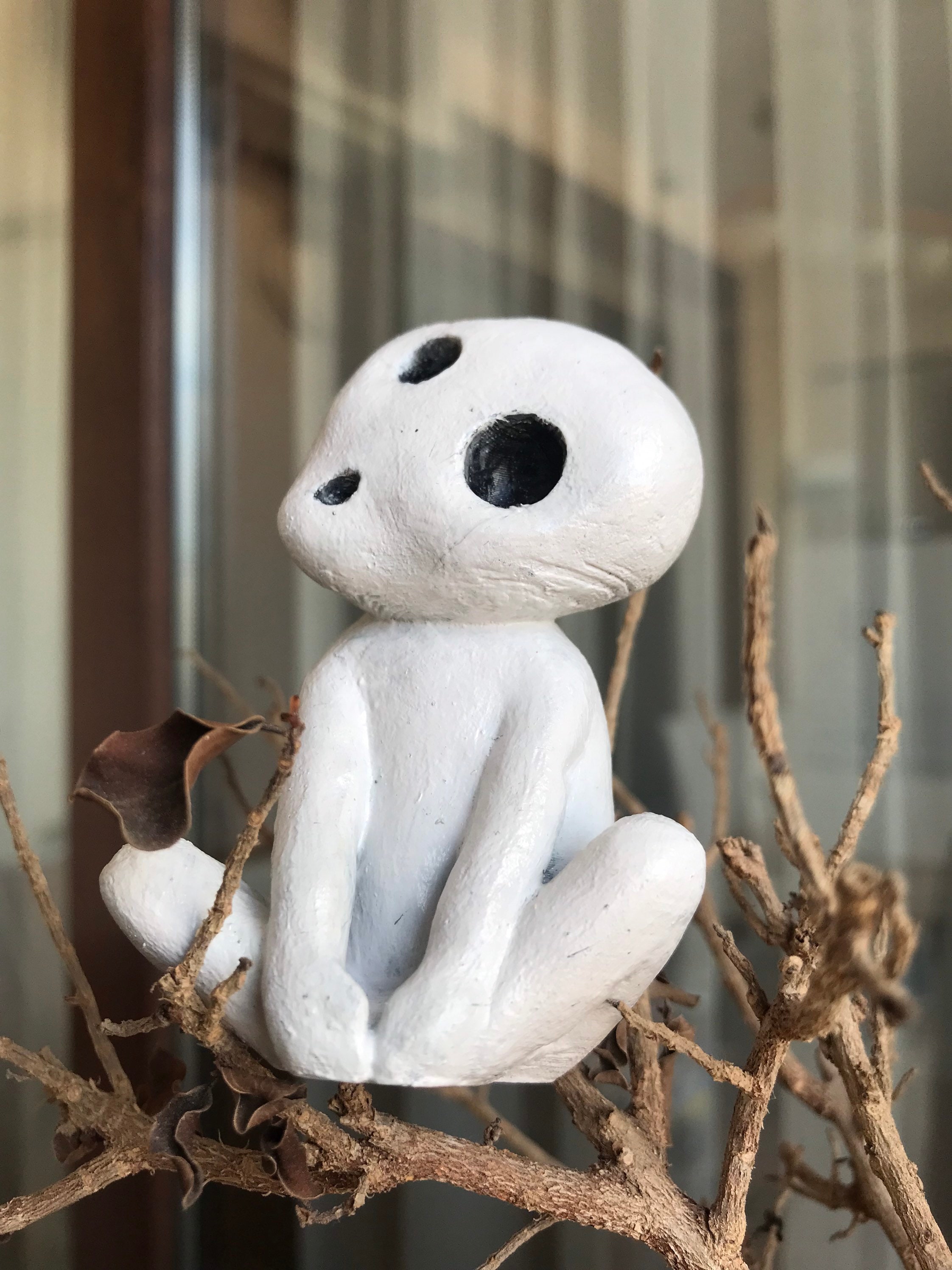 Kodama Tree Spirit 3D Figurine Gift Home Decor Statue Etsy