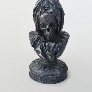 Santa Muerte 3D Druck Statue, Engel des Todes Halloween Skulptur, Geschenk Wohnkultur Figur