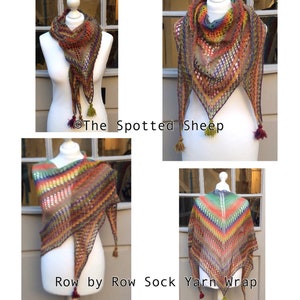 Row by Row Wrap Knitting Pattern