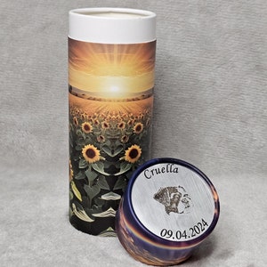 Rainbow Bridge Scattering Tube Pet Urn – Personalised (For Pets up to 21kg/46lbs)