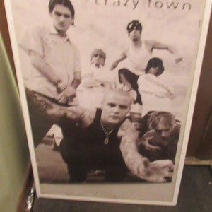 サイン入り　クレイジータウン　CRAZY TOWN　ポスター　額縁付き サイン入り クレイジータウン CRAZY TOWN ポスター 額縁付き