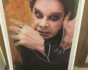 OZZY OSBOURNE POSTER 2002 neu versiegelt kein Rahmen Sammlerstück Rare Black Sabbath