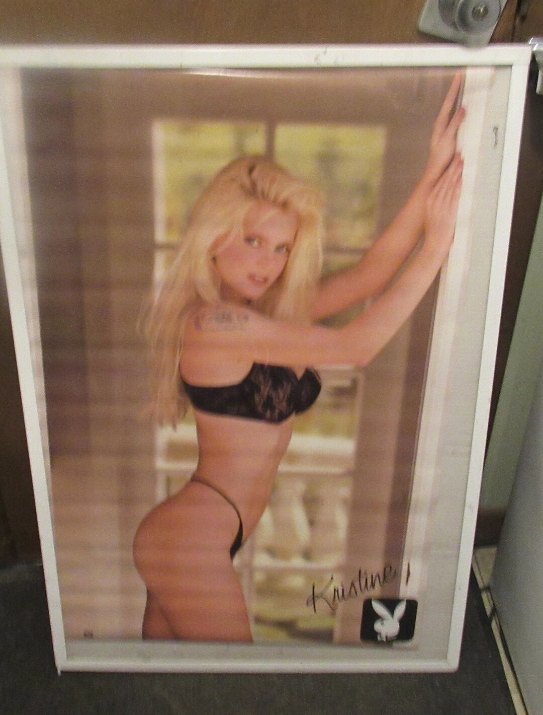 KRISTINE PLAYBOY POSTER 1991 Hot Sexy Playboy Model Collectible Rare